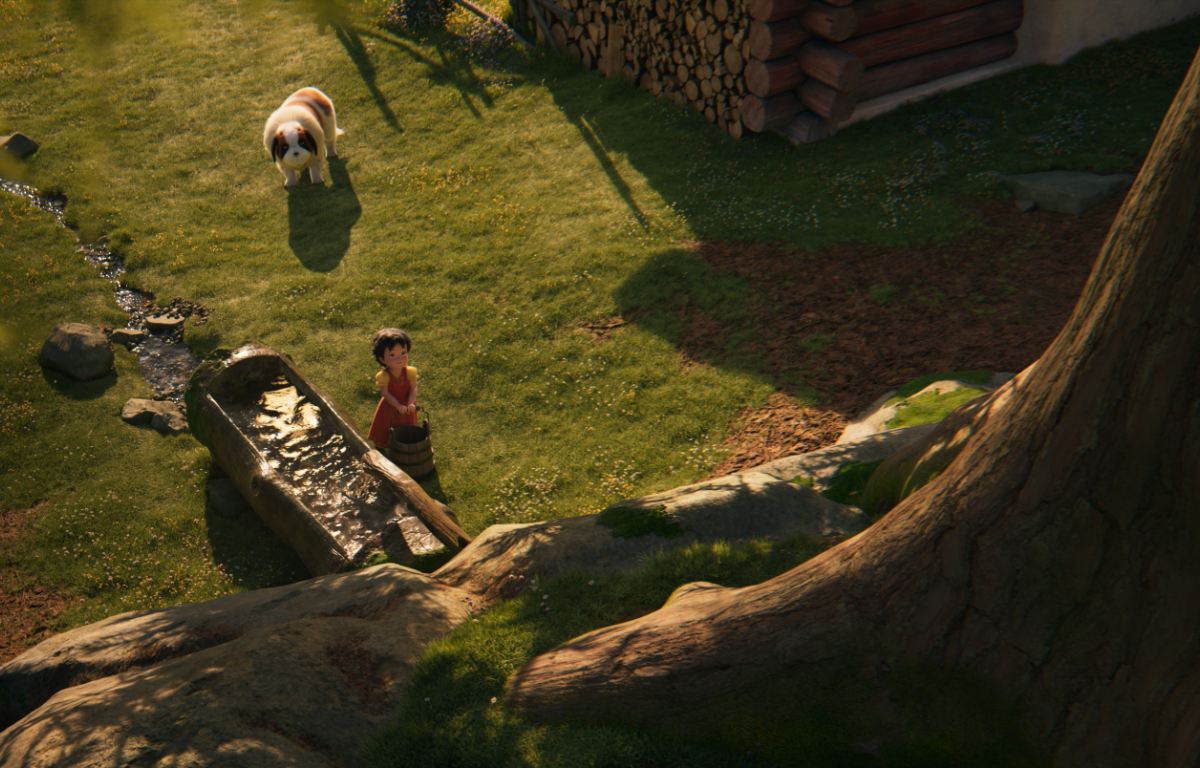 Heidi, děvčátko z hor: Legenda o rysovi