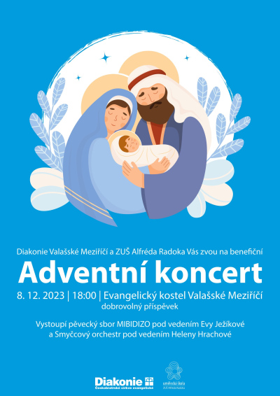 Adventní benefiční koncert ZUŠ Alfréda Radoka pro Diakonii Valašské Meziříčí 