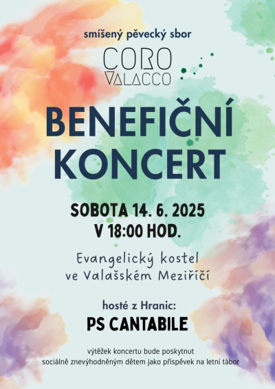 Benefiční koncert pěveckých sborů