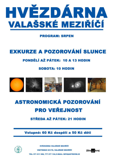 Exkurze a pozorování Slunce
