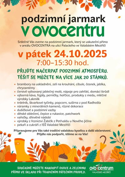 Podzimní jarmark v Ovocentru