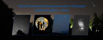 Hvězdárna Astronomická pozorování pro veřejnost
