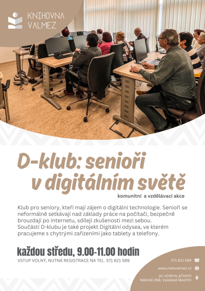 D-klub - Senioři v digitálním světě