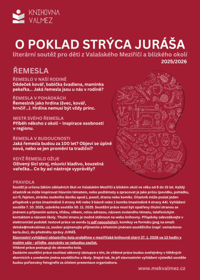 Vyhlášení vítězů městského kola literární soutěže O poklad strýca Juráša