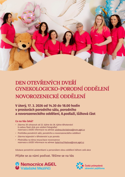 Den otevřených dveří gynekologicko-porodní oddělení - novorozenecké oddělení