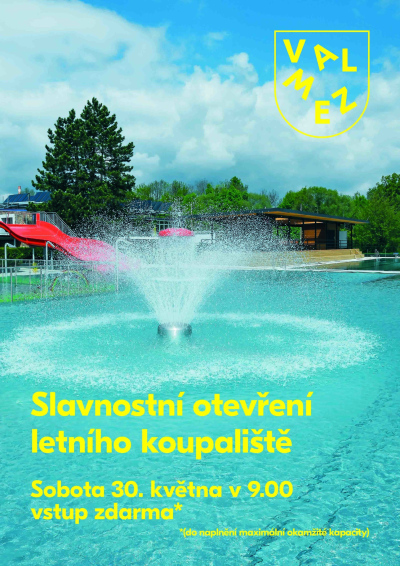 Slavnostní otevření letního koupaliště