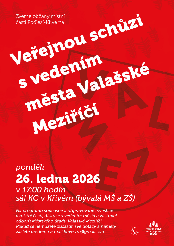 Veřejná schůze s vedením města Valašské Meziříčí