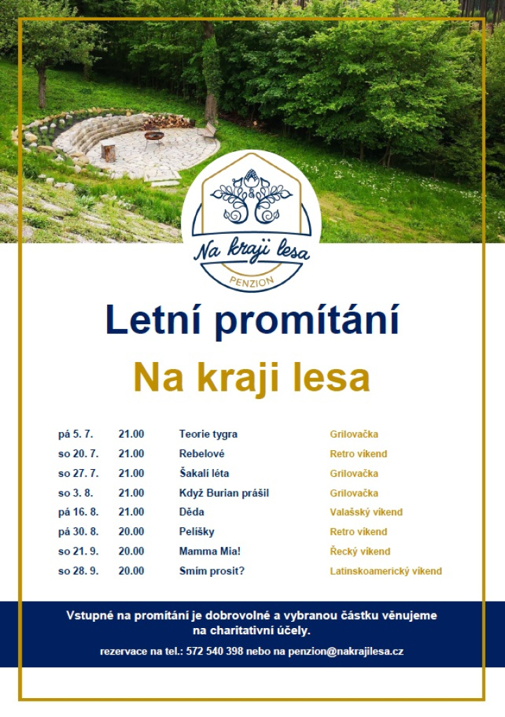 Letní promítání Na kraji lesa