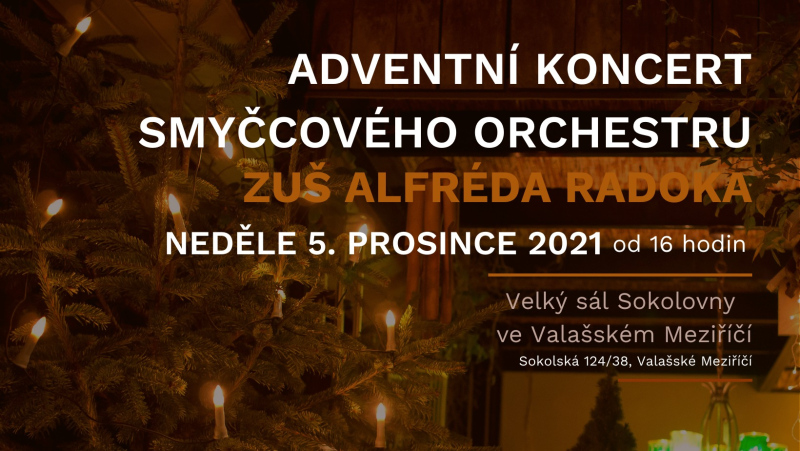 Adventní koncert Smyčcového orchestru ZUŠ Alfréda Radoka