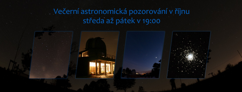 Večerní astronomické pozorování