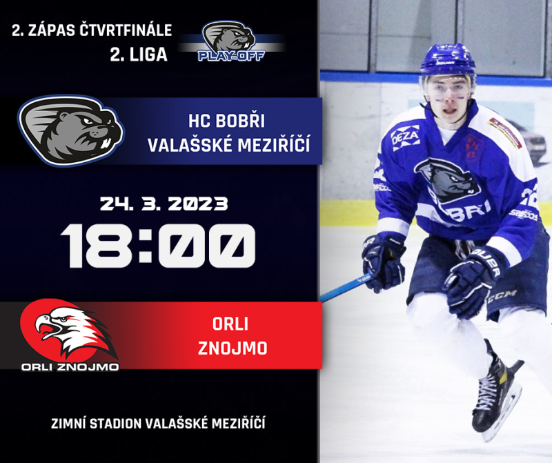 Play-off, HC Bobři Valašské Meziříčí - Orli Znojmo