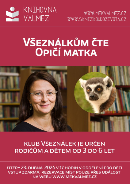 Všeználek – Opičí matka čte dětem