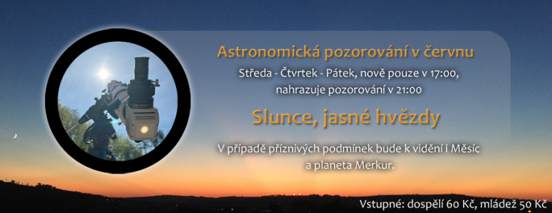 Astronomická pozorování pro veřejnost 