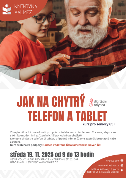 Knihovna • Jak na chytrý telefon a tablet