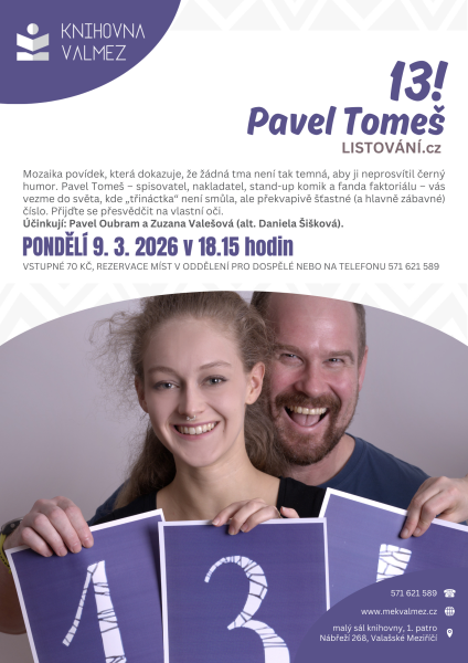 Listování: 13!(Pavel Tomeš) - kapacita naplněna!