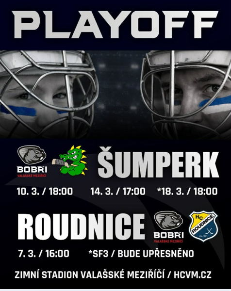 HC Bobři Val. Mez. x Draci Pars Šumperk