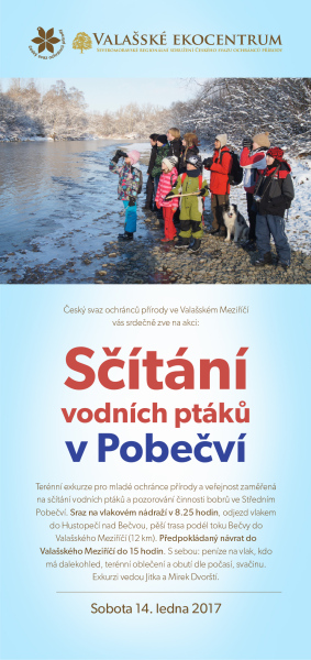 SČÍTÁNÍ VODNÍCH PTÁKŮ V POBEČVÍ