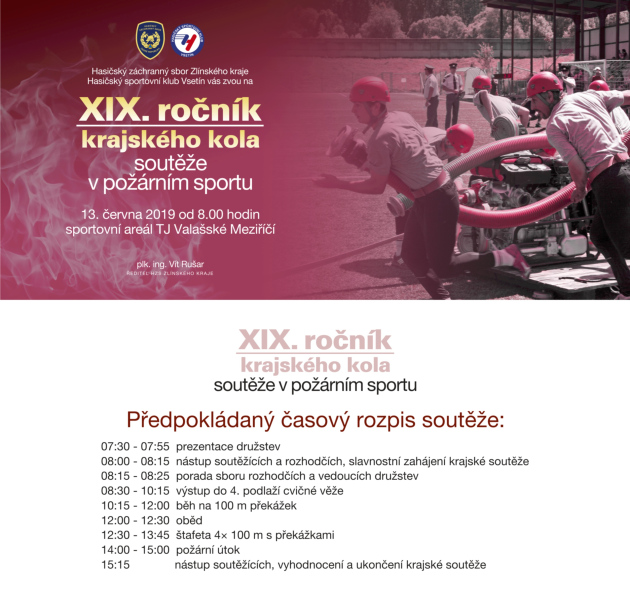 XIX. ročník krajského kola požárního sportu