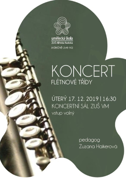 Koncert žáků flétnové třídy