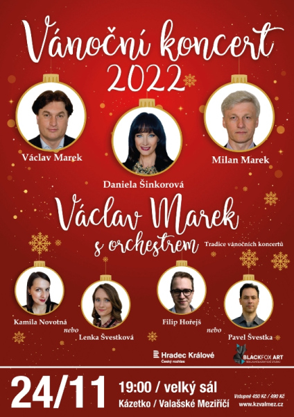 Vánoční koncert 2022 Orchestru Václava Marka