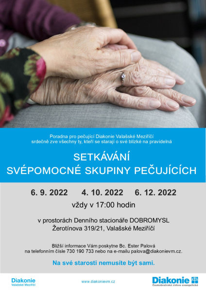 Setkání svépomocné skupiny pečujících
