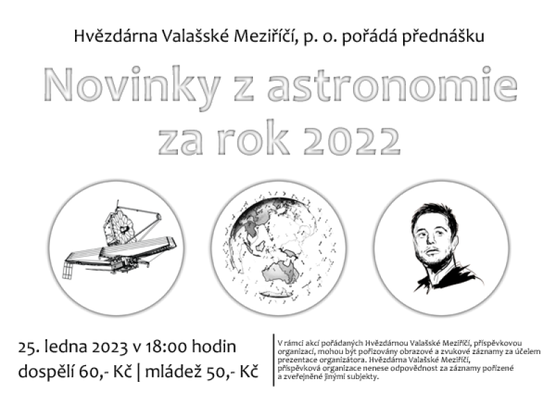 Co nového v astronomii aneb ohlédnutí za rokem 2022 