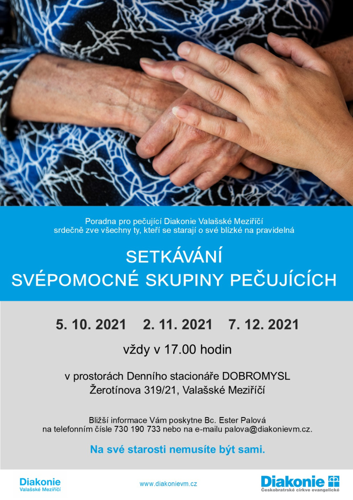 Setkávání svépomocné skupiny pečujících