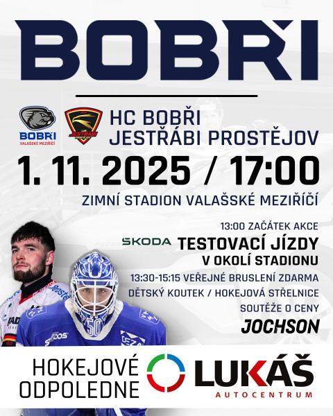 Hokejové odpoledne s Autocentrem Lukáš x HC Bobři Valašské Meziříčí
