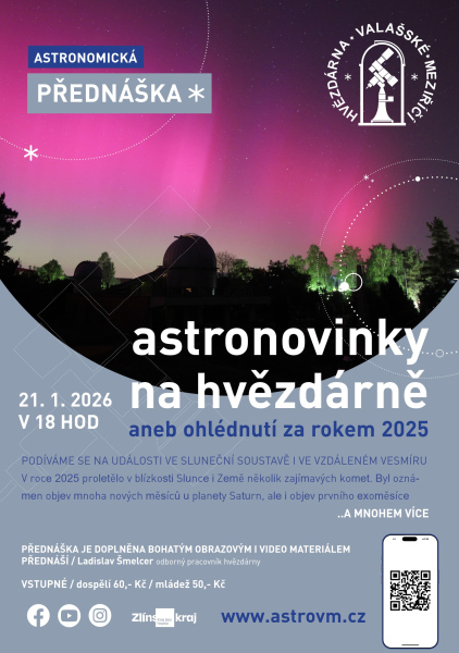 Novinky z astronomie aneb ohlédnutí za rokem 2025