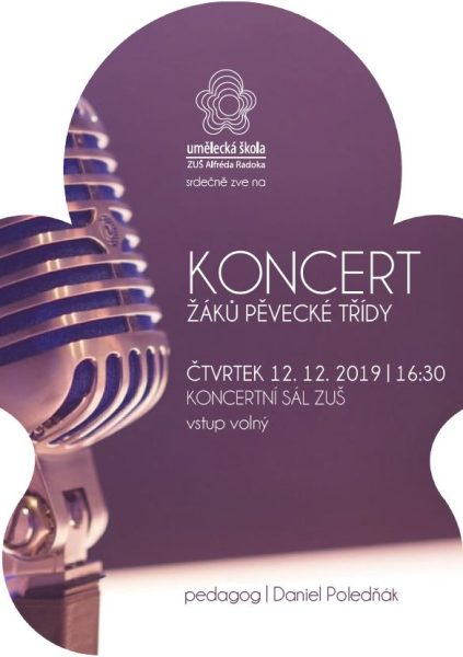 Pěvecký koncert žáků