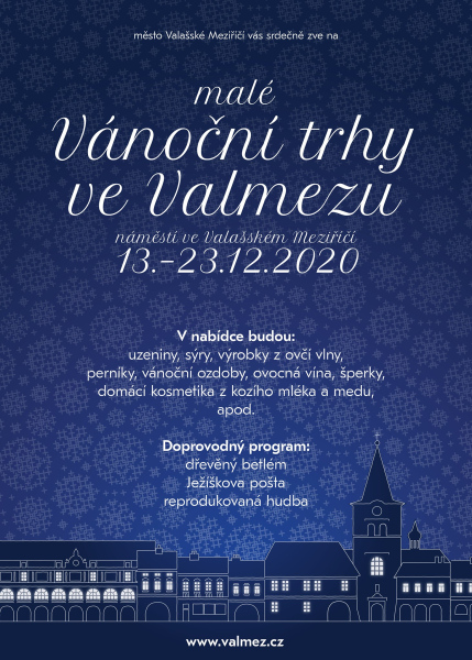 Malé vánoční trhy ve Valmezu
