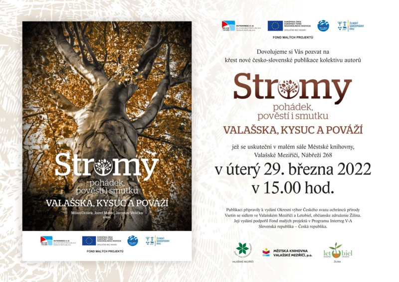 Stromy pohádek, pověstí i smutku Valašska, Kysuc a Pováží