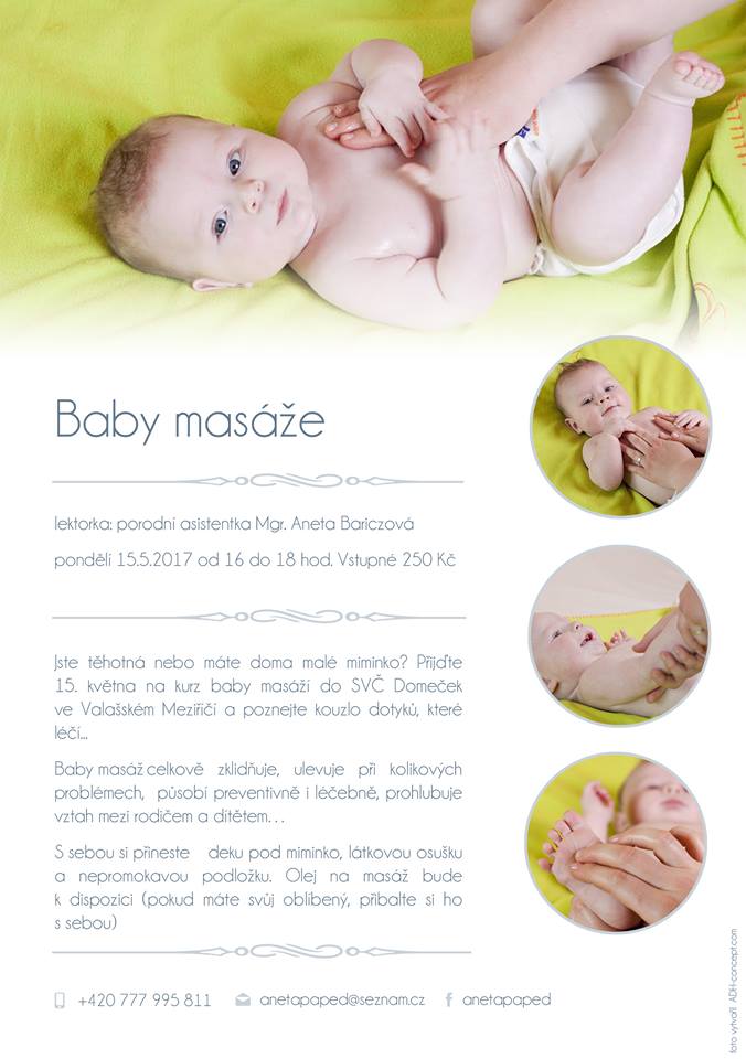 Baby masáže | Kalendář | Kalendář akcí